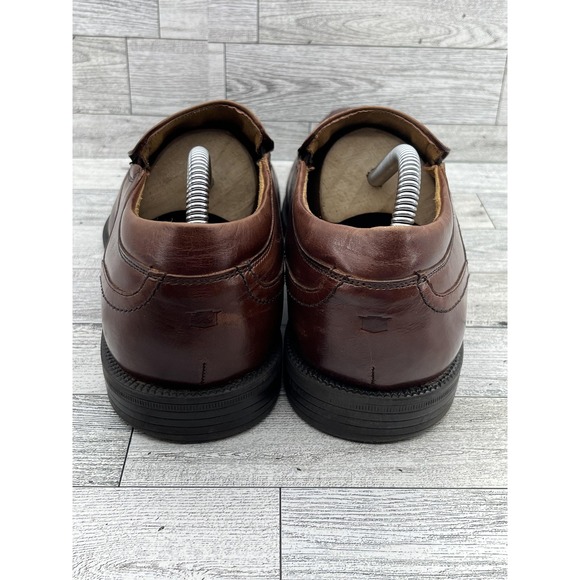 Florsheim Shoes Mens Size 10D Leather Memory Foam Slip On Square Toe Comfort Dre main image 6
